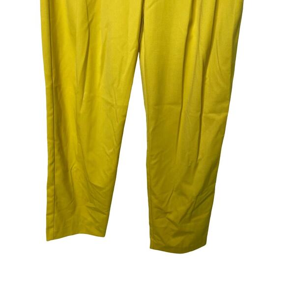 Samsoe Samsoe High Rise Straight Cut Pleated Luzy Trousers Celery Womens S NWT - Picture 6 of 10